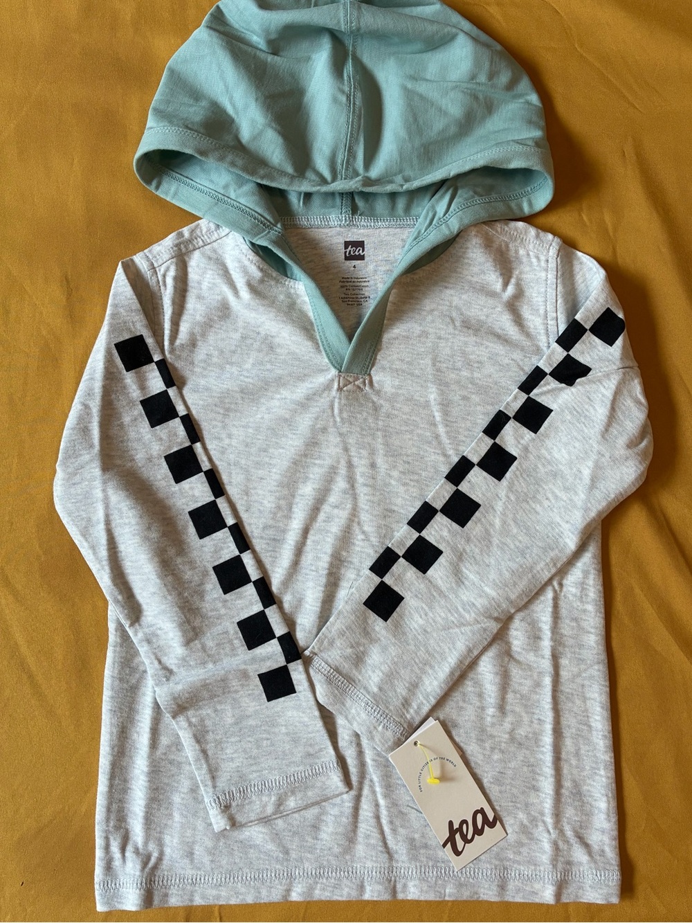 😊🧡 Tea Collection Happy Hoodie | Size 4T | NIP